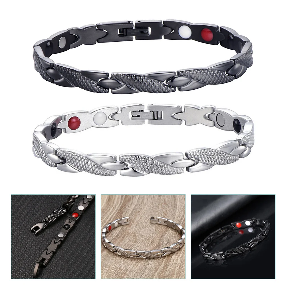 

Braceletscouplesher Jewelry Couple Bracelet Men Matching Dragon Boyfriend Magnet Girlfriend Chain Him Hand His Relationship