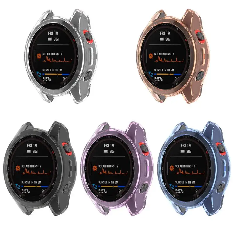 

Candy Color Protective Cover Anti-fall Half-pack Hollow Protective Case Smart Accessories Watch Case