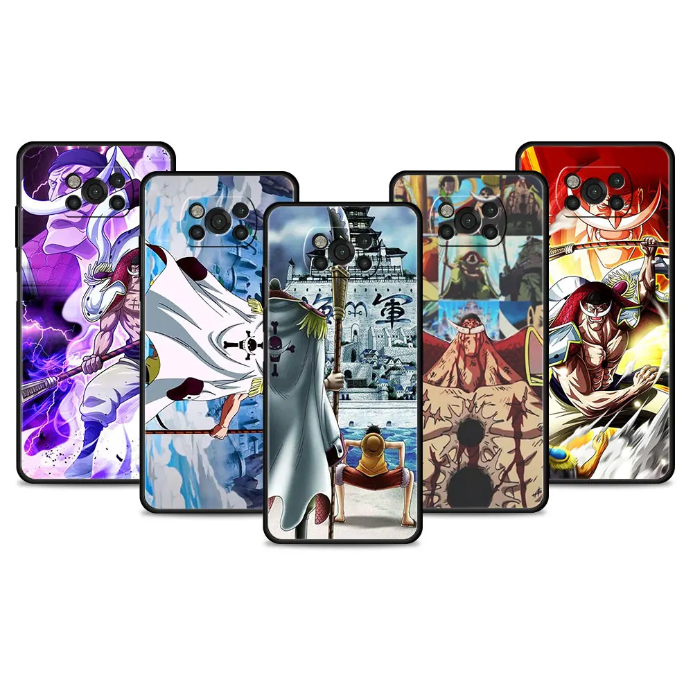 

Case For Xiaomi POCO X4 X3 NFC GT M3 M4 Pro F1 MI 12 10T 11 Lite 11T 9T Note 10Lite 5G Cover Edward Newgate One Piece Whitebeard