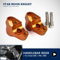 motorcycle handle bar riser clamp extend handlebar adapter mount for duke r 690 for duke 790 for duke r 890 2016 2022