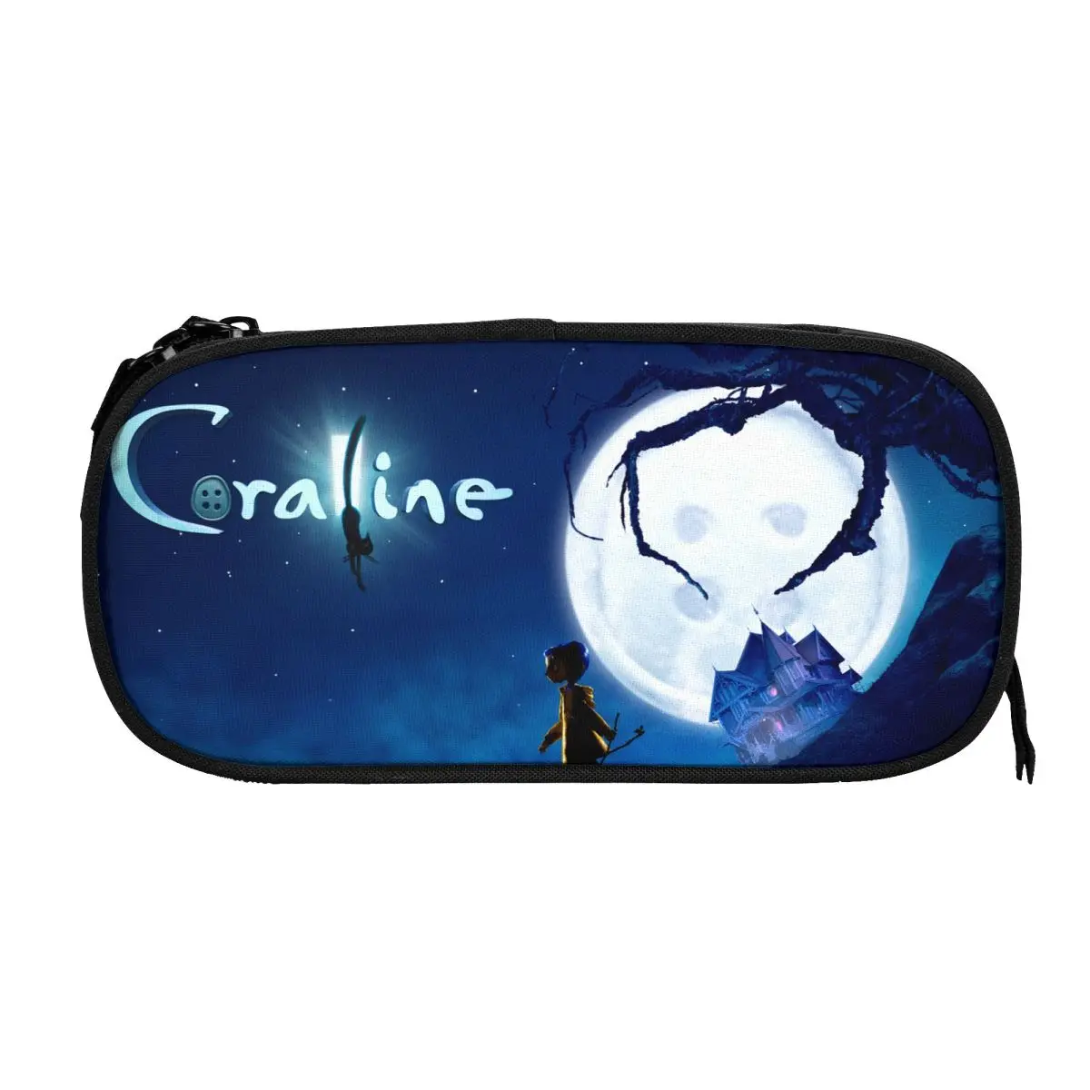 Student School Anime Zipper Pen Bag Child Stationery Bag Pencase Gift