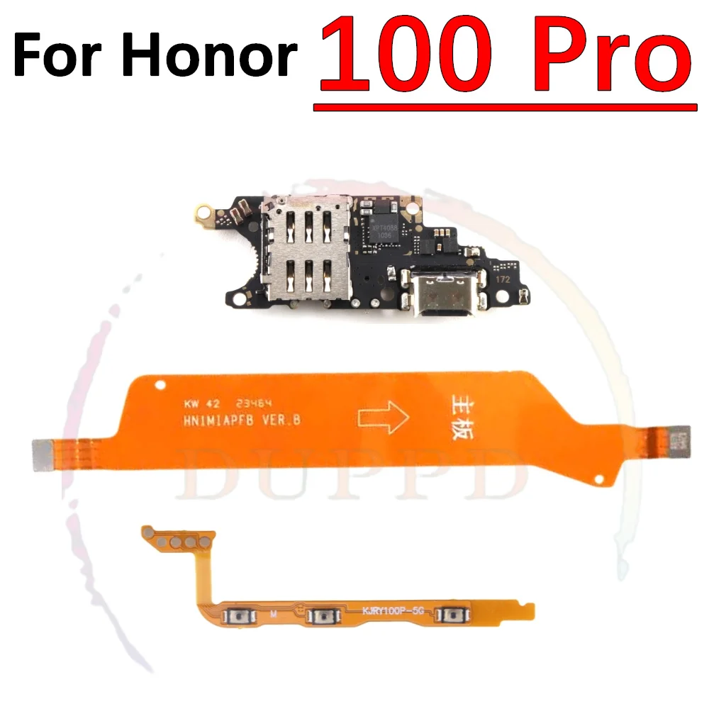 Динамик-микрофон для Honor 100 Pro 100Pro с функцией включения/выключения громкости