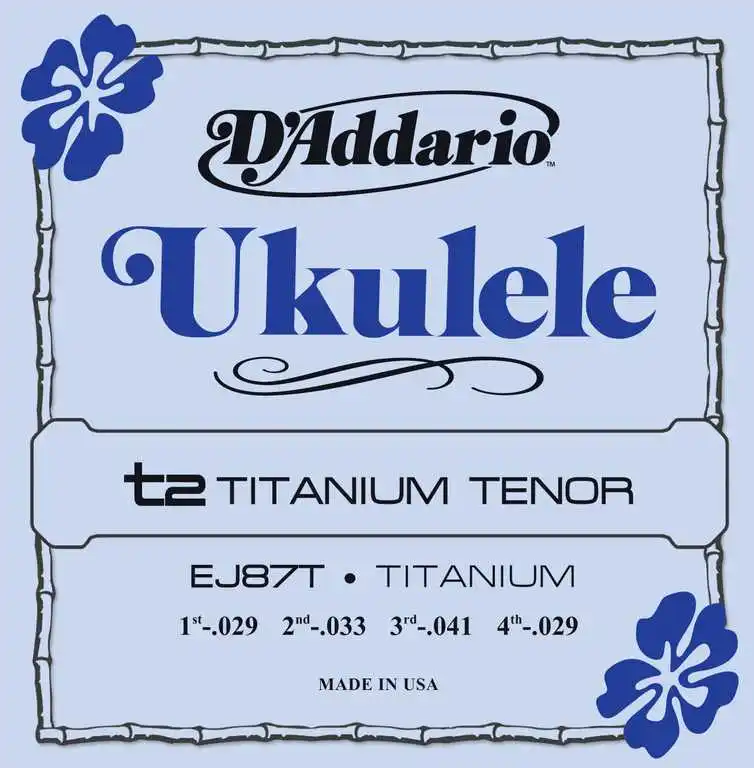 Titanium Комплект струн для укулеле тенор D&ampaposAddario EJ87T | Спорт и развлечения