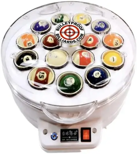

Billiard Ballistic Polishing Machine - Professional Pool Cleaner for Home & Professional Use - Clean, Polish & Care fo