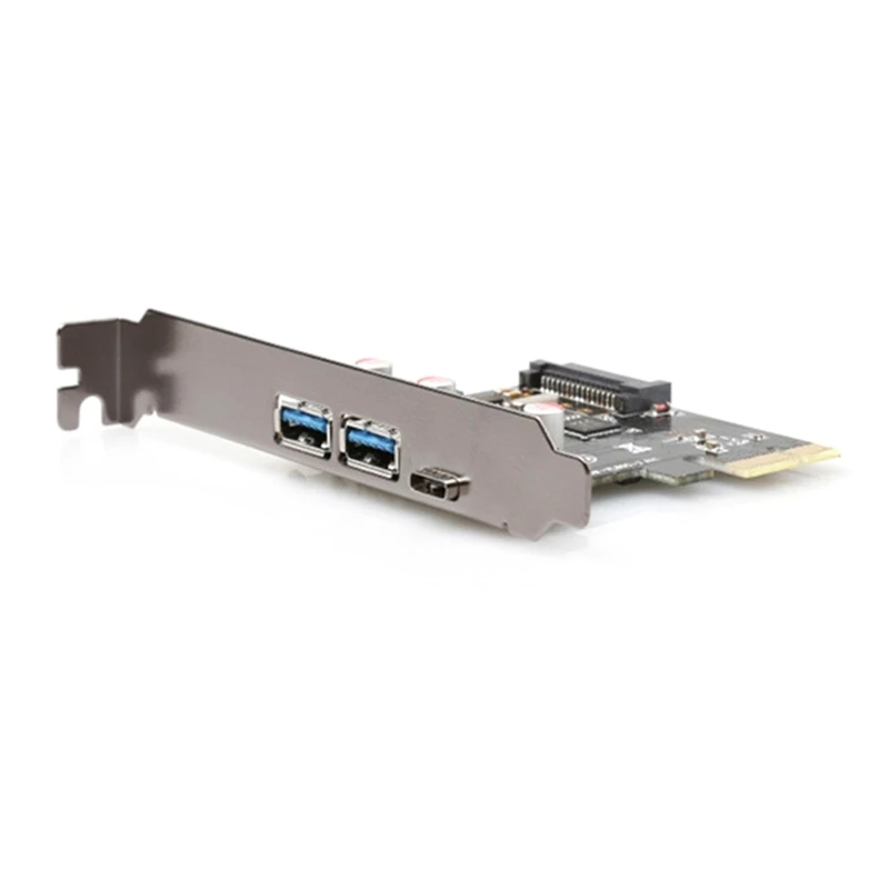 Разъем PCIE-2A1C на Type USB 3.1 передней панели 3.0A PCIE 1X Расширение Прямая поставка
