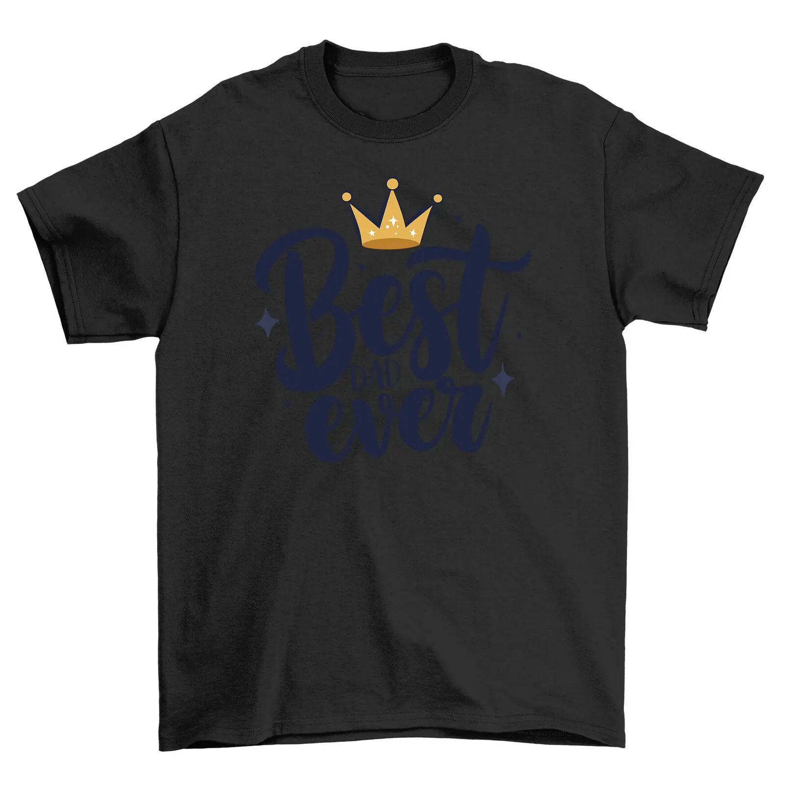Фото Футболка Best Dad Ever Crown из мягкого хлопка №1