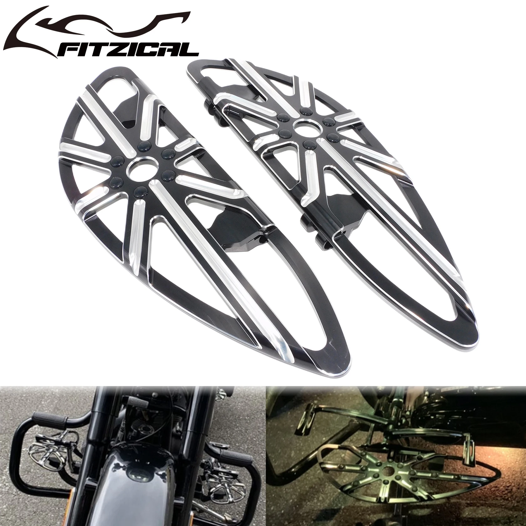 Передняя педаль для мотоцикла подставка ног Harley Touring Street Glide Heritage Softail Fatboy Dyna Switchback