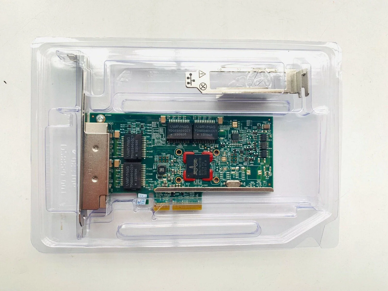 Фото Broadcom BCM5719 Четырехпортовая сетевая карта PCIe Gigabit Ethernet TMGR6 0TMGR6 №2