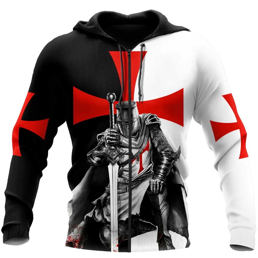 

Brand hoodie Jesus tattoo, 3D printing men's sweatshirt Harajuku streetwear zipper pullover jacket casual sportswear model-55