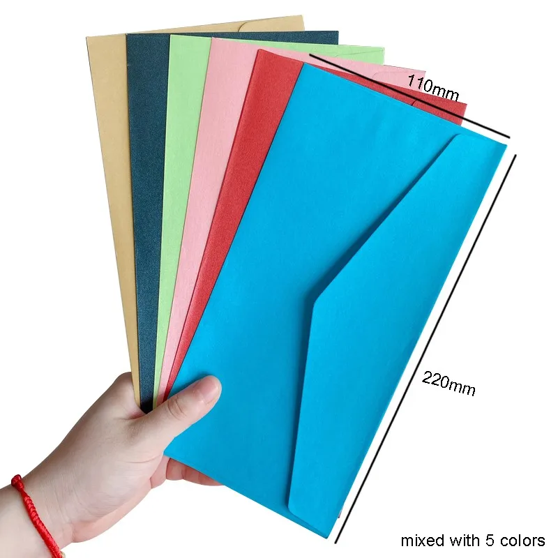 

100pcs/lot Beautiful Candy color series Envelope Gift Card Children Students Prize Letter Paper Envelope Free Shipping