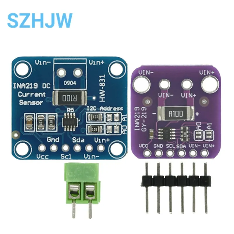 GY-INA219 двунаправленный Модуль блока питания постоянного тока PLR DIY 3V-5V IIC I2C Модуль датчика мониторинга мощности