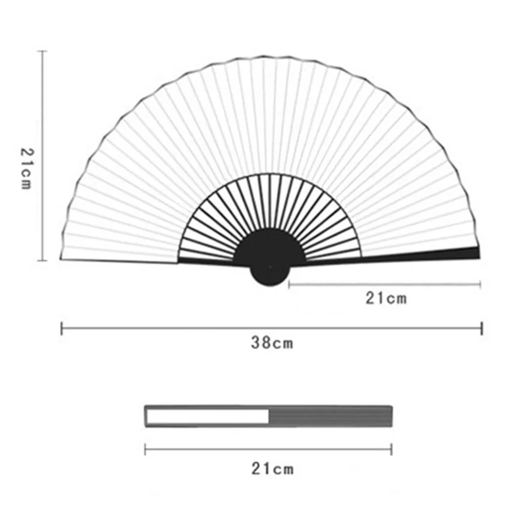 Ретро Кружевной Складной Веер Классический Китайский Бамбуковый Ручной