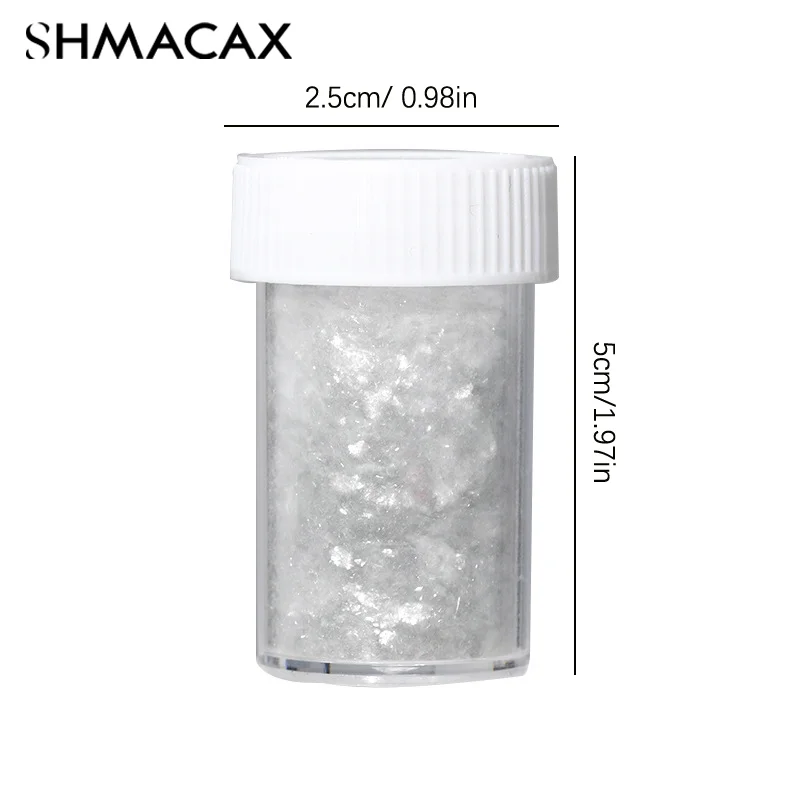 Зеркальный Радужный смешанный Блеск для ногтей Блестящий Бриллиант искусство