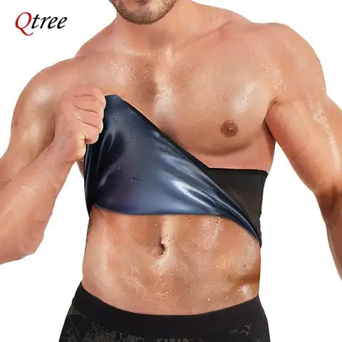 Men Slimming Body Shaper Sauna Sweat Belt Waist Trainer Corsets Belly Band Sport Girdle Modeling Straps Stomach Wraps Fat Burner