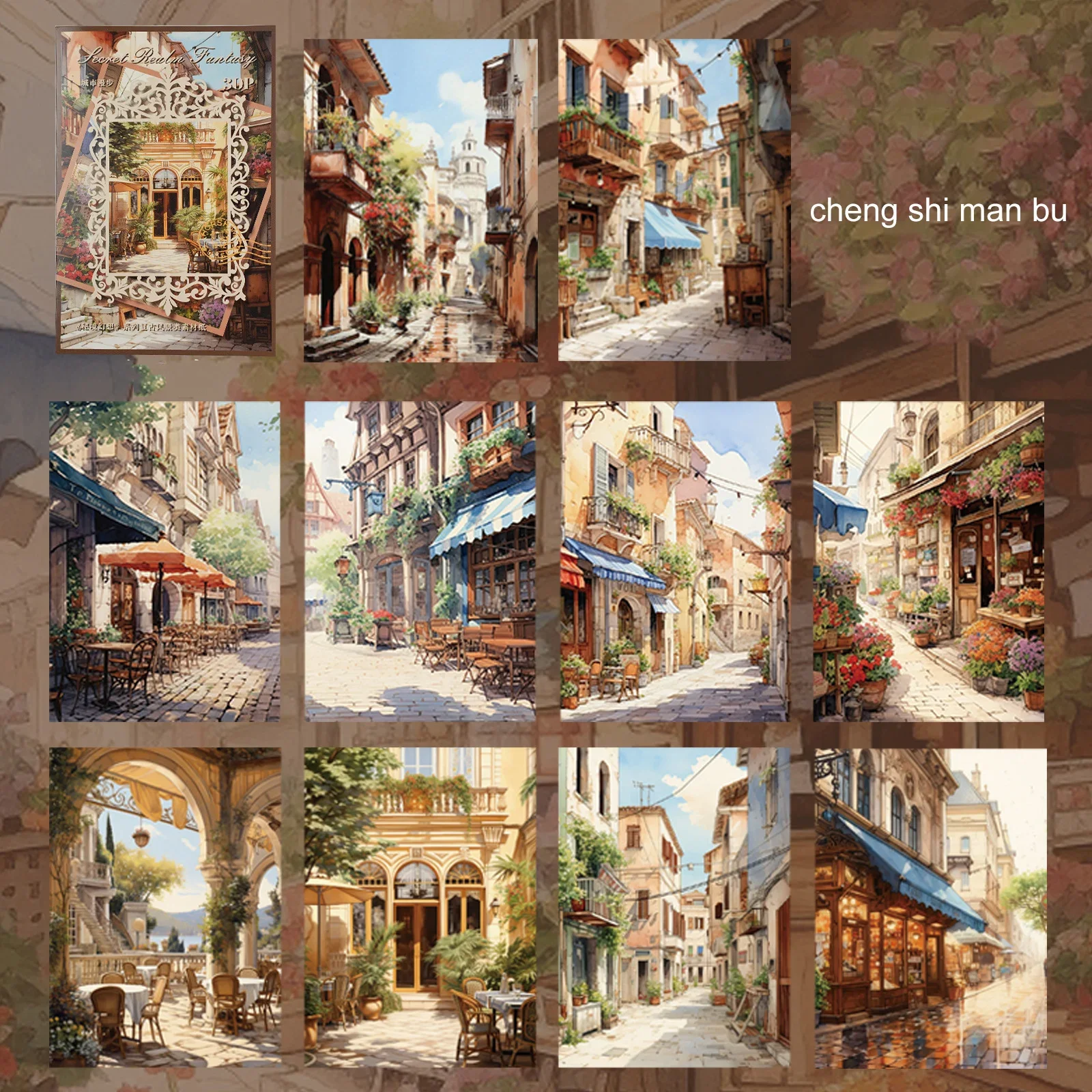 

JIANWU Secret Fantasy Series винтажный лесной цветок блокнот