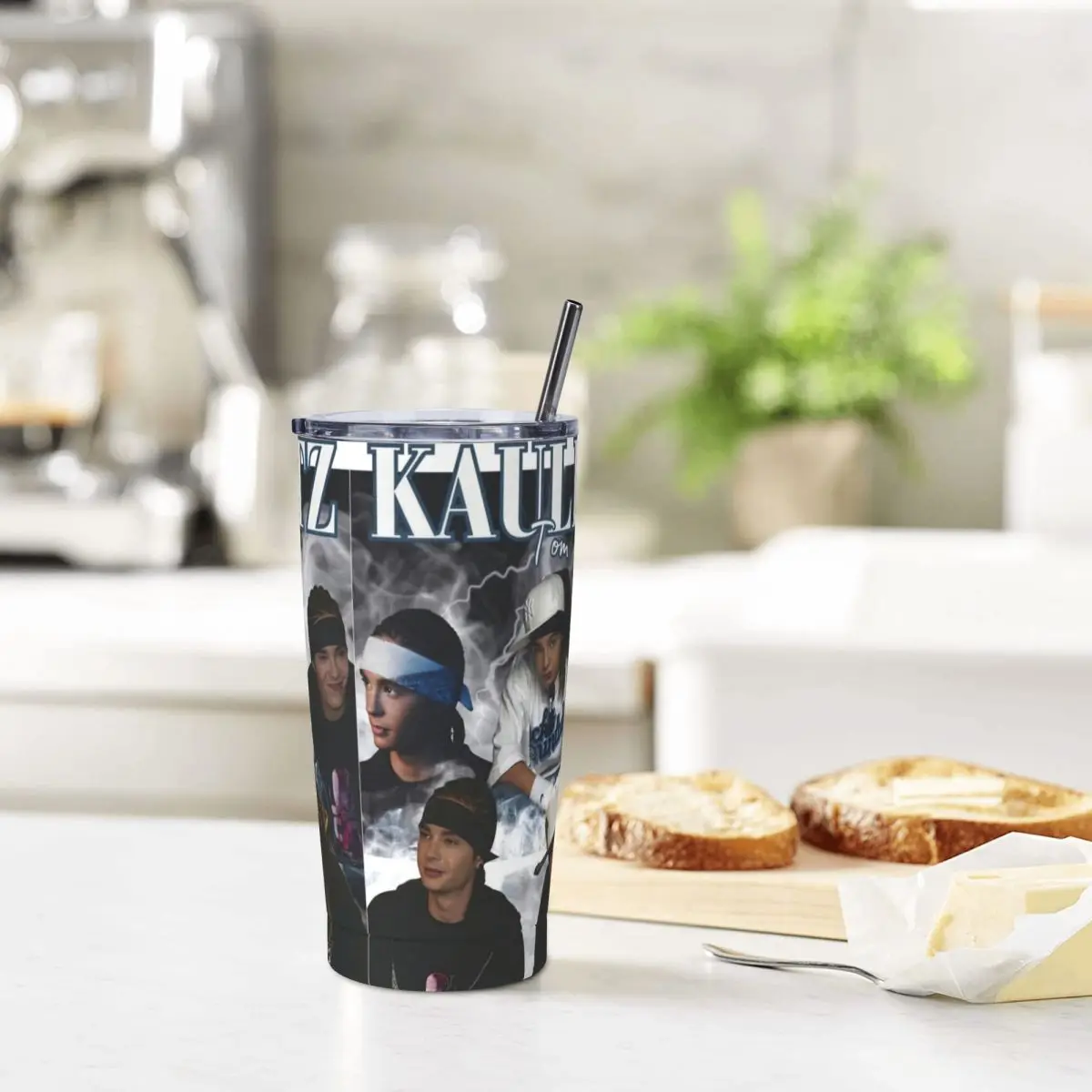 Duo Hotel Tom Kaulitz Tumbler 20oz вакуумная Изолированная чашка из нержавеющей стали с