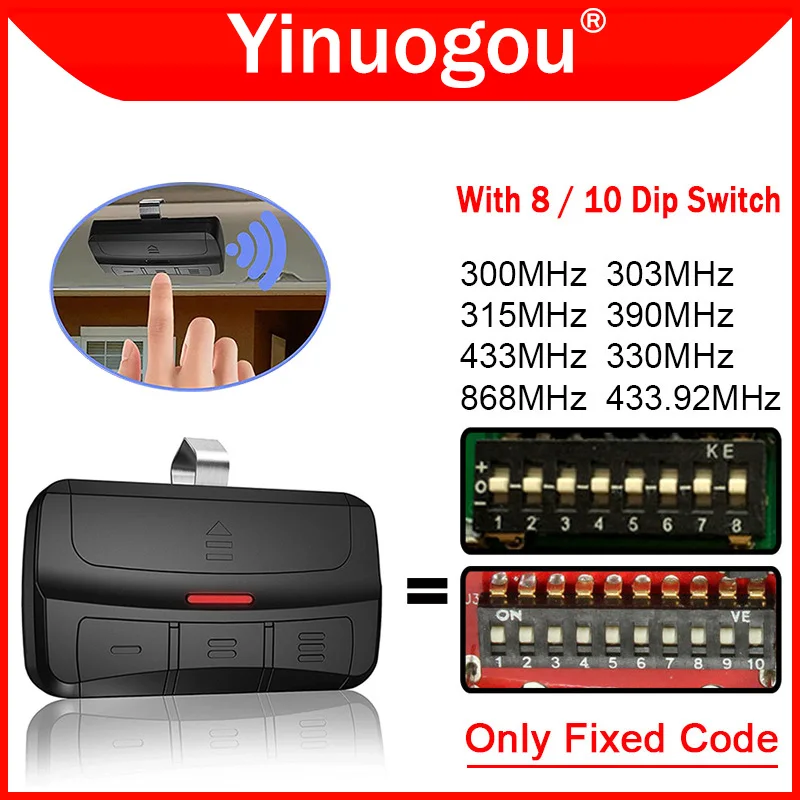 

Многочастотный пульт дистанционного управления Yinuogou 280-868 МГц