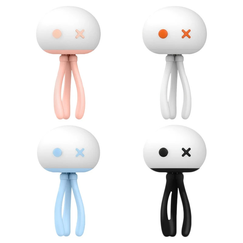 

LED Touch Jellyfish Night Lights Silicone USB Rechargeable Lamps Nightlights Cartoon Night Lights for Kids Children Baby