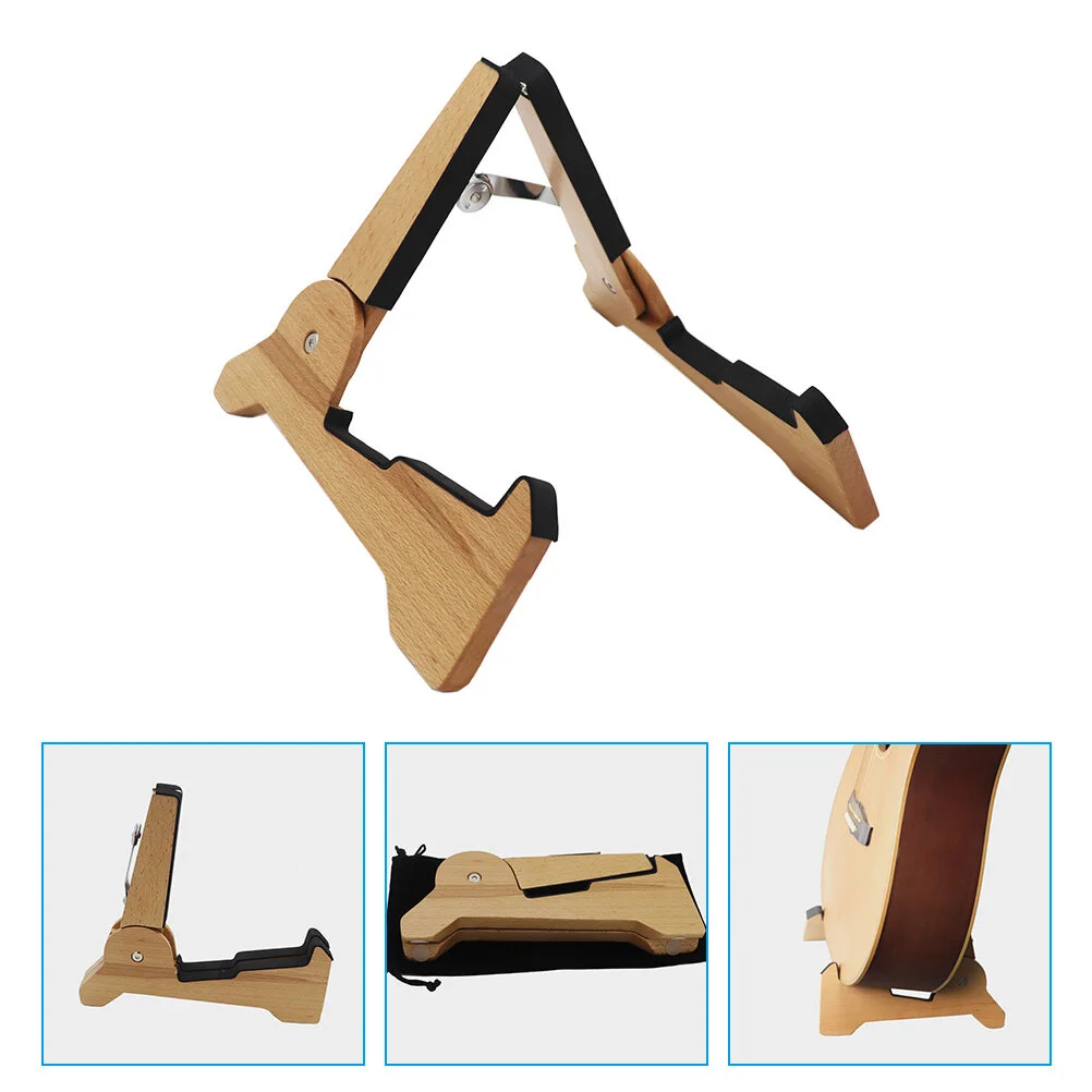 

Musical Instrument Violin Display Wooden Guitar Stands Home Guitar Storage Rack Floor Wood Holder