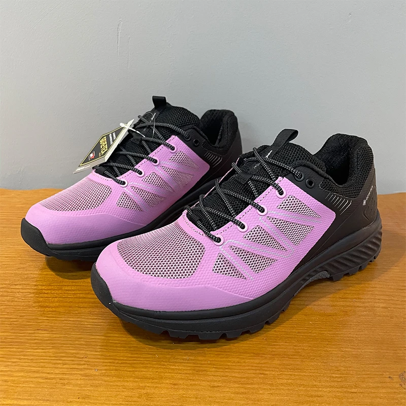 

Women`s outdoor GTX waterproof off-road hiking shoes womens shockproof breathable anti-slip trekking jogging sneakers
