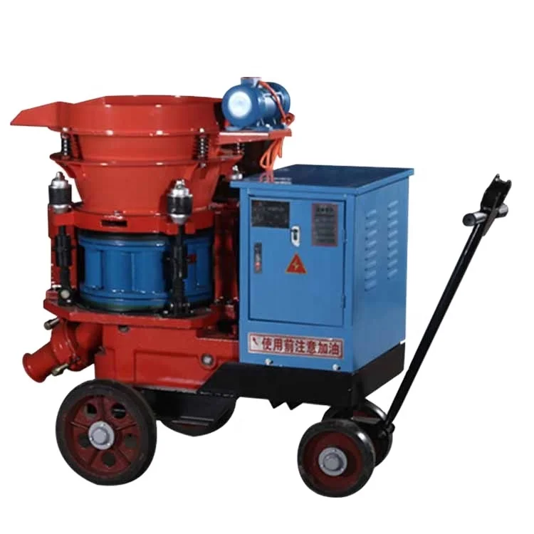 YG Бетономешалка сухой смешивающий дробовик машина с 15 м трубы