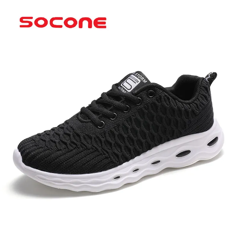 

Кроссовки Socone прогулочные, дышащие мягкие кеды из ткани, подходят для женщин, разные цвета на выбор