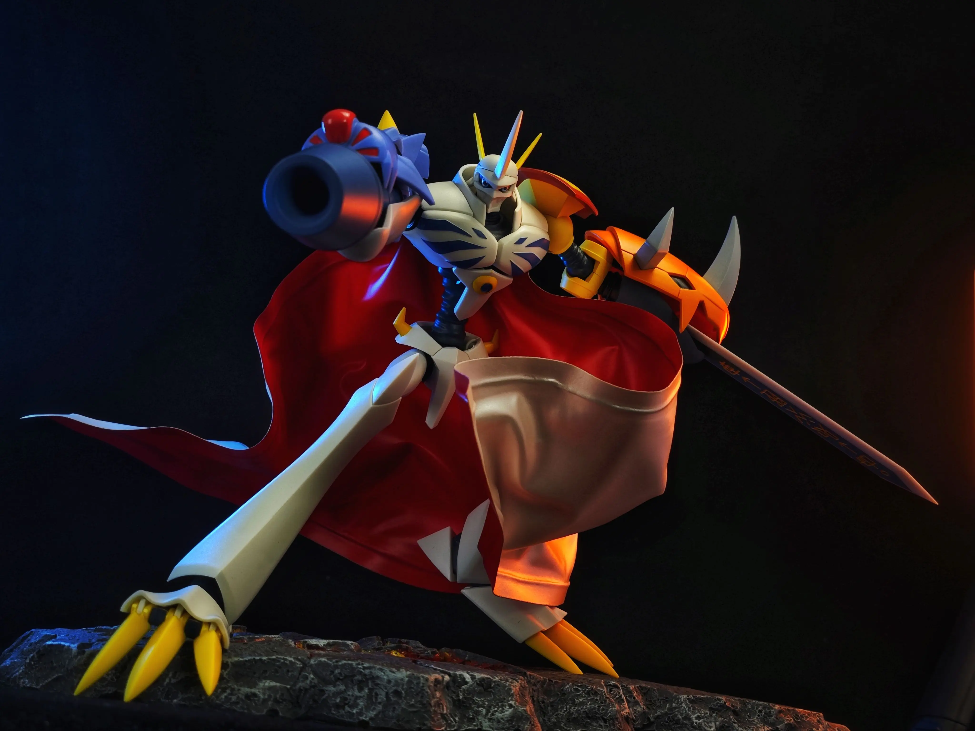 Фото Digimon Adventure Handmade 1/12 масштаб Omegamon японское аниме аксессуары для одежды плащ для 6 дюймов экшн-фигурки игрушки №5