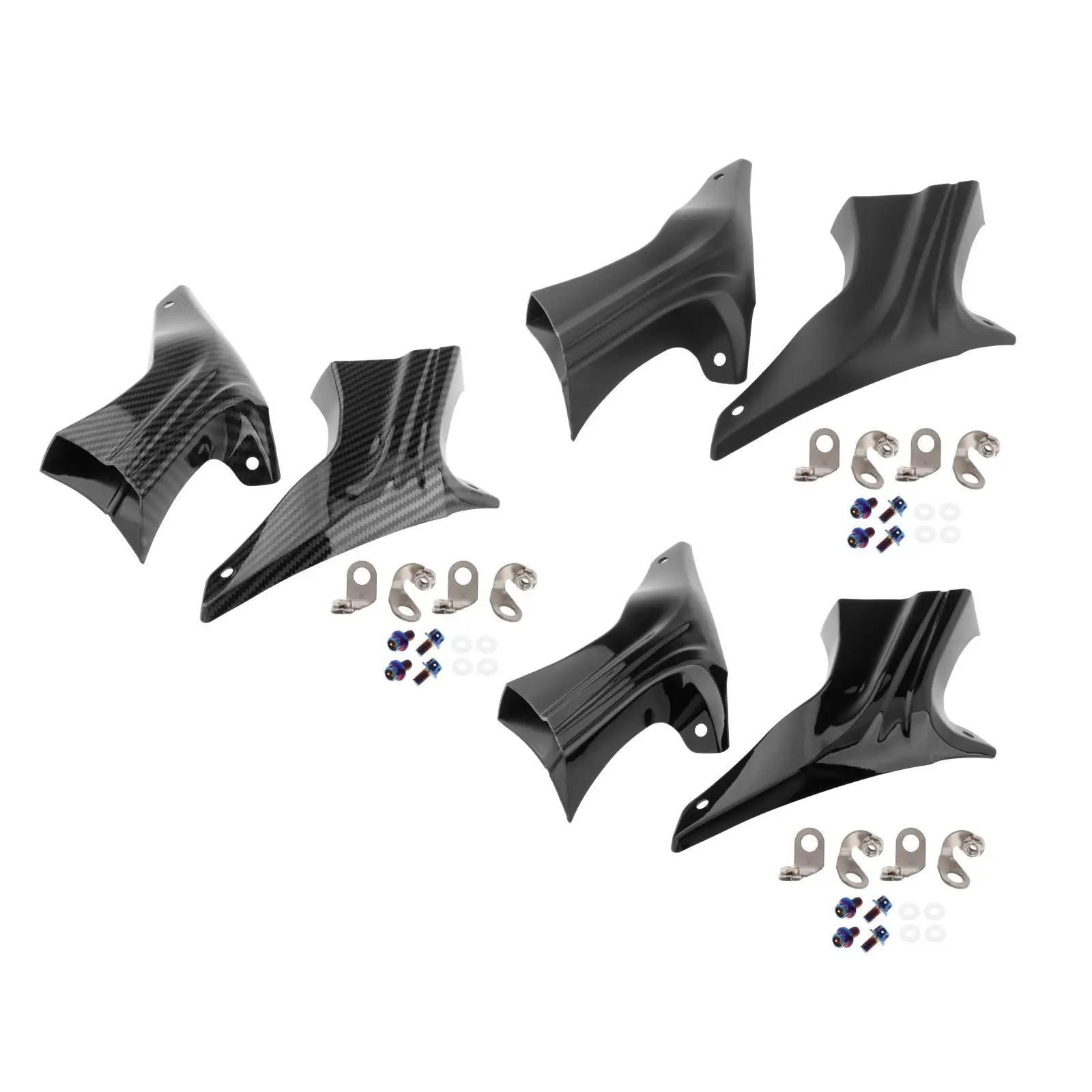 

2x Universal Motorcycle Brake Cooling, Mounting Kit, Fit for Motorbike, Replace accessories