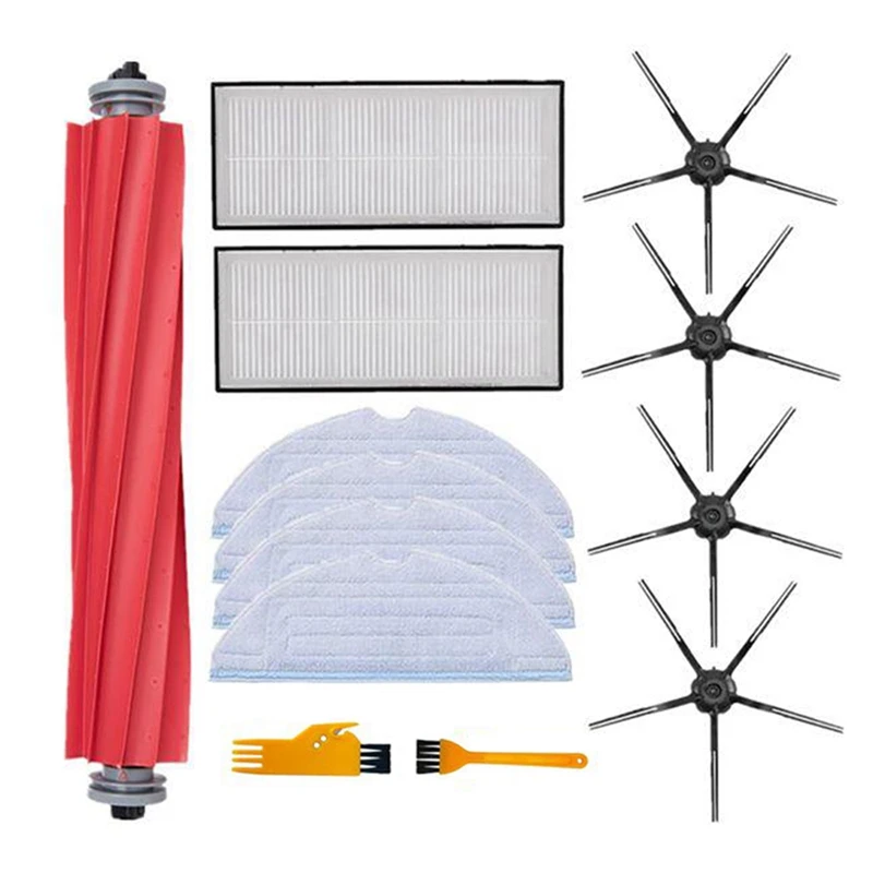 

Replacement Parts Kit For Xiaomi Roborock S7 T7S Robot Vacuum Cleaner Main Brush Side Brushes HEPA Filter Mop Cloth