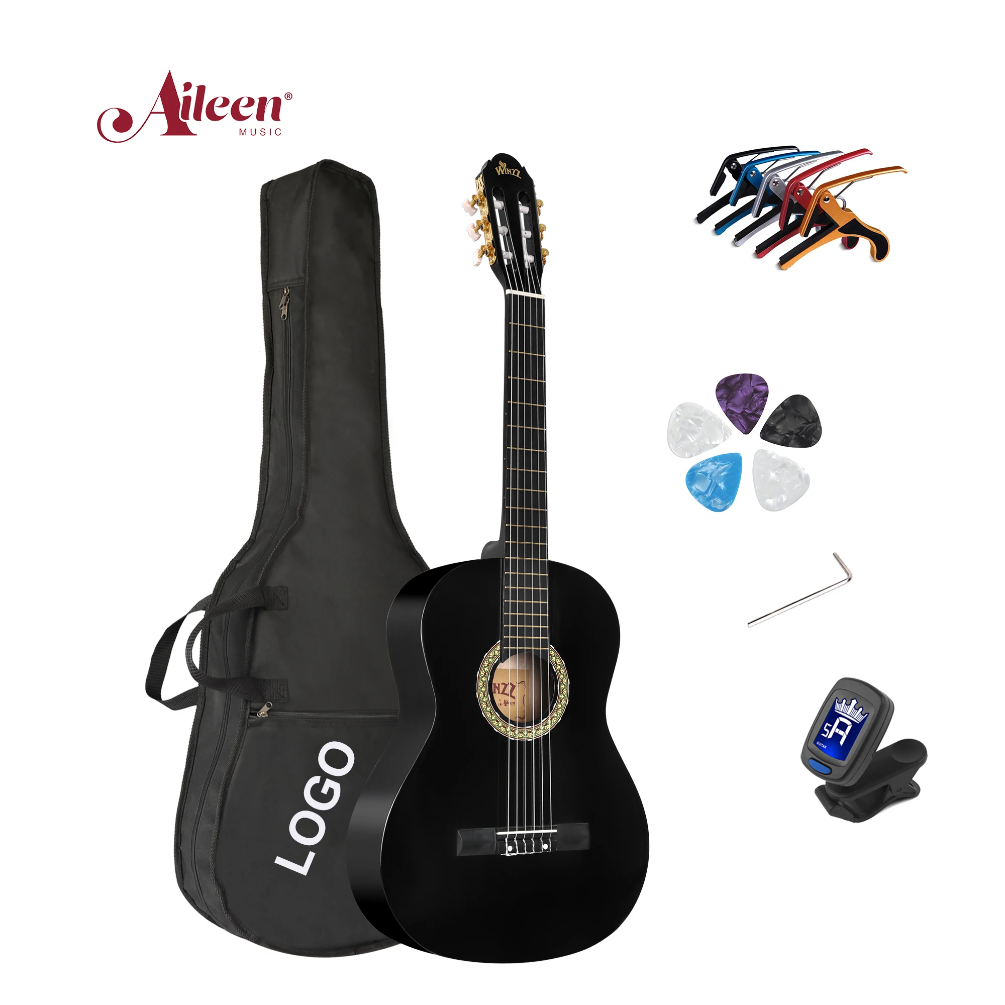 

Quality Classical Guitar 39inch Japanese Classic Guitar with Bridge(AC851)