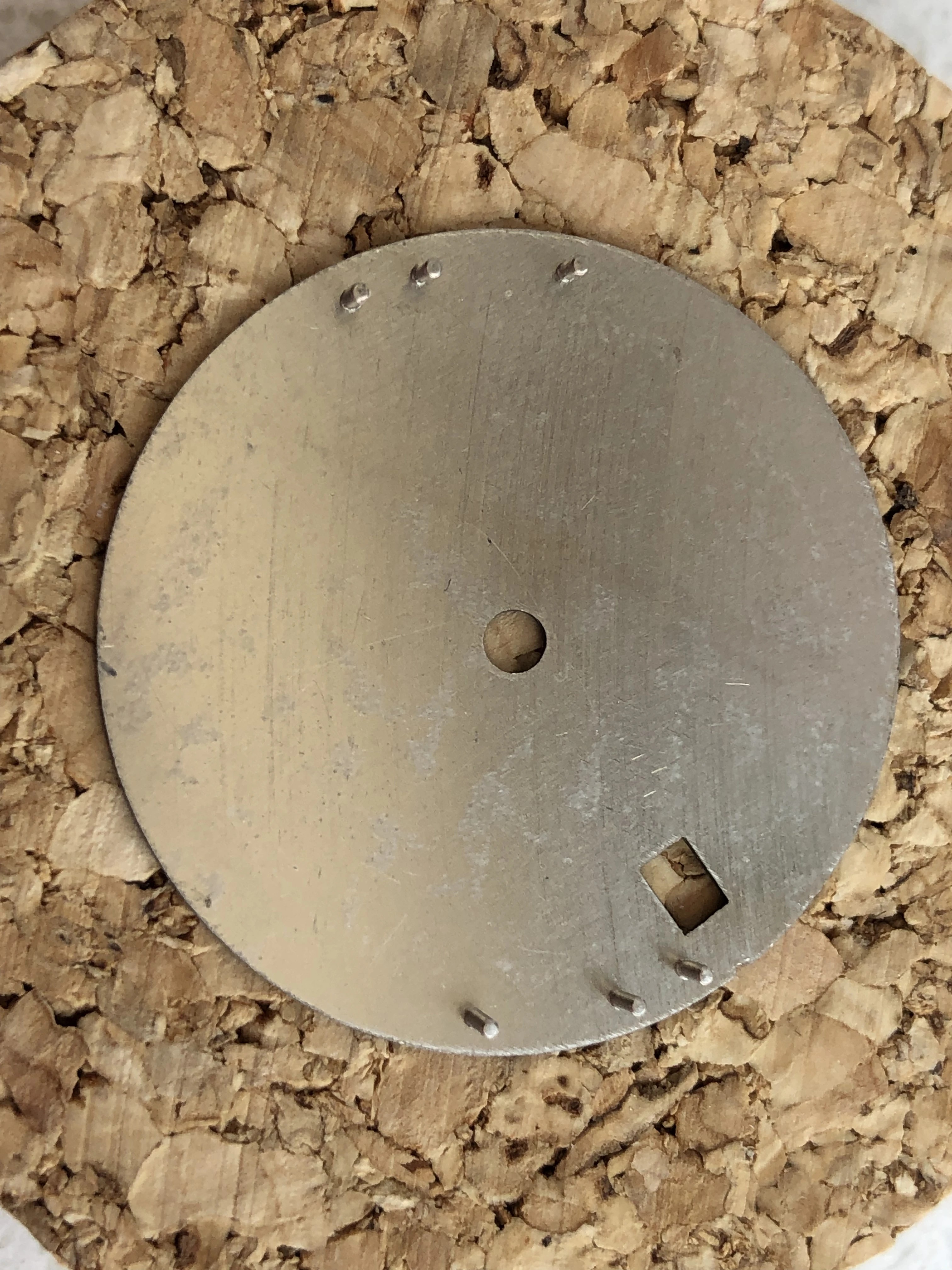 24hour Watch dial sun grain silver nail 28.5mm Roman word assembly Japanese nh35 automatic movement black