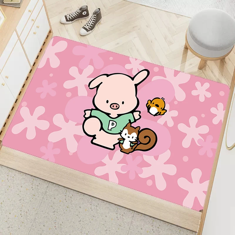 

Cartoon Diatom Ooze Home Decoration Foot Mat House Entrance Mat Indoor Carpet Living Room Door Mats Rug Kitchen Bath Ctue Custom