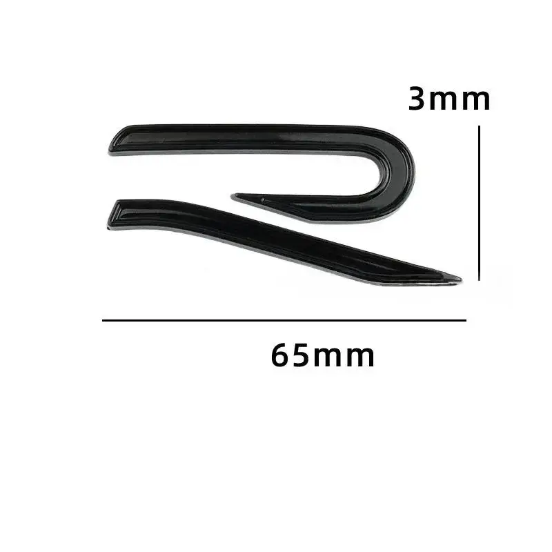 

Металлические автомобильные наклейки для Volkswagen VW R Line Golf 8, жук Scirocco Passat Sharan Tiguan Jetta, наклейка на багажник, значок на боковую крыло