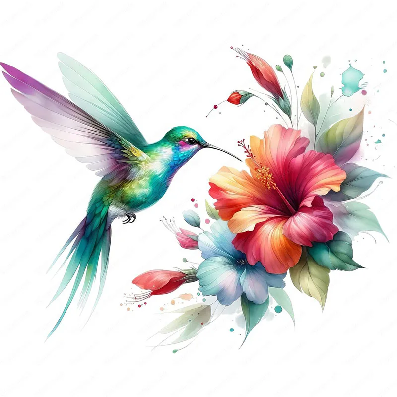 

Настенные наклейки «Колибри» из ПВХ