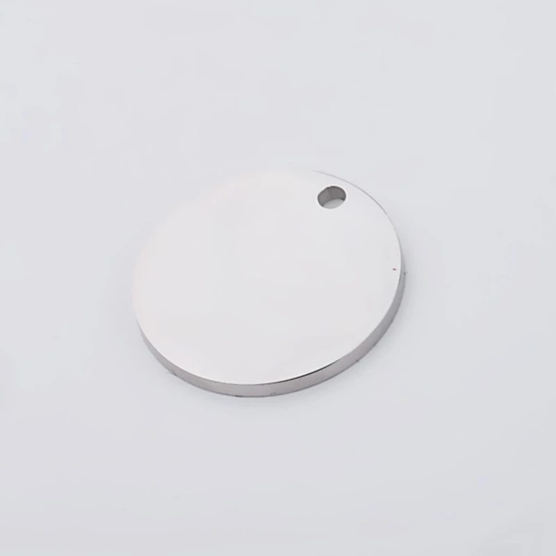 

20pcs 20-25mm No Fade Charms Mirror Polish Stainless Steel Gold Plated Round One Hole Charm DIY Necklace Pendant Jewelry Finding