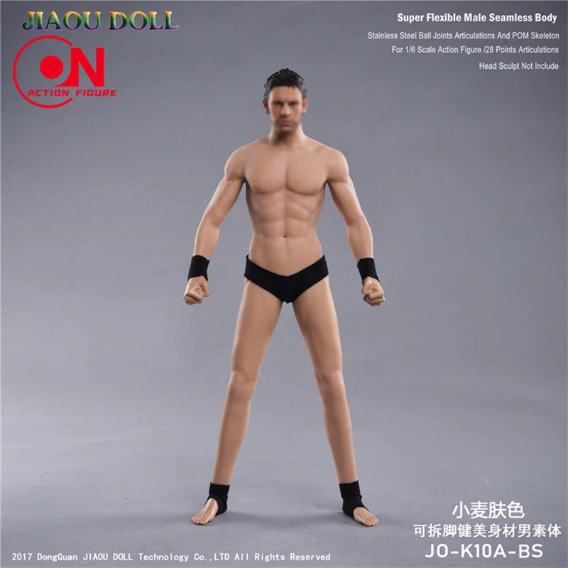 Кукла JIAOU 1/6 JOK-10A JOK-11C JOK-12D сильный мужской супер-гибкий бесшовный корпус со
