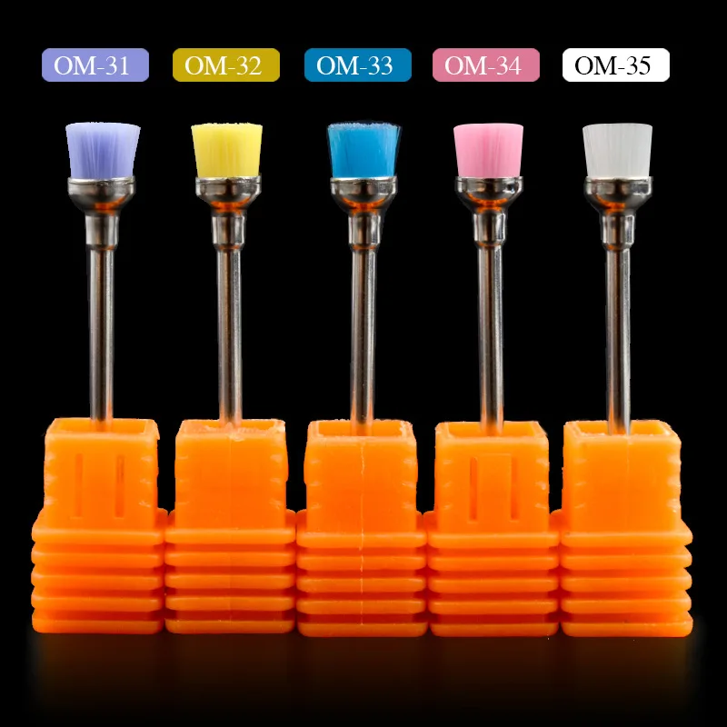 

1Pc Nail Drill Brush Electric 3/32'' Machine Files Nail Art Drill Bit Cleaning Manicure Drills Accessories
