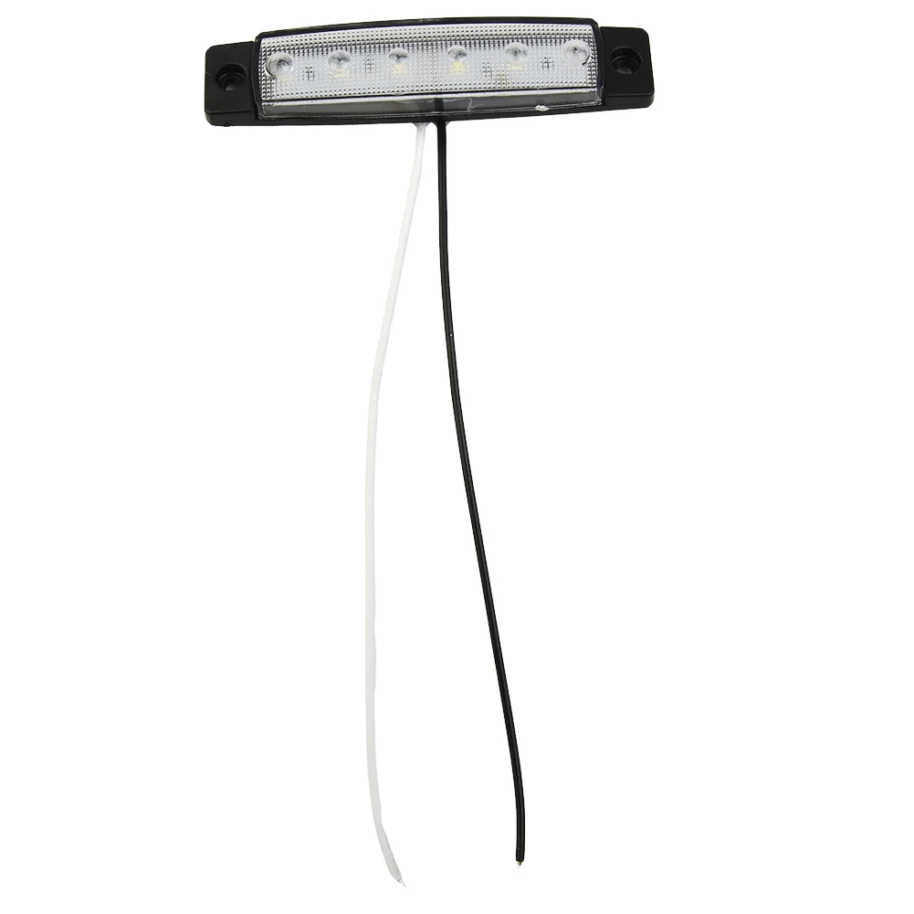 

10PCS White Marine Boats LED Cabin Courtesy Lights Deck Stair Stern Transom Light ABS Plastic Case 6 LED Rock Light