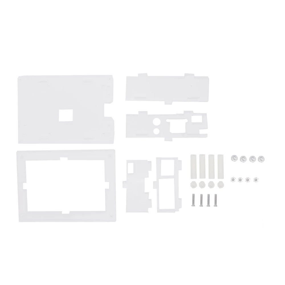 

Acrylic Protective Case Transparent DIY Enclosure Kit for Raspberry Pi 3B+/3B 3.5 inch LCD Display Box