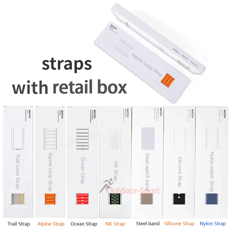 

30pcs/lot Straps for iWatch Bracelets for Smart Watches with Retail Box