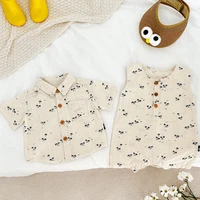 2022 summer new baby sleeveless romper cotton breathable infant casual jumpsuit loose newborn boy girl clothes