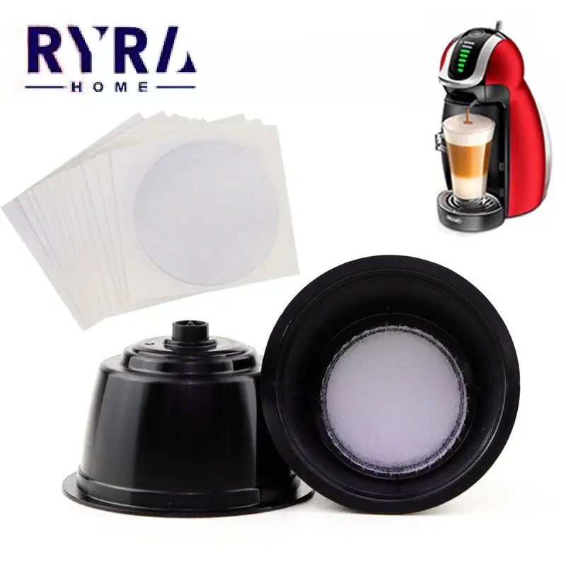 

High Quality Material Dolce Gusto Coffee Capsule Shell No Need Heat Sealing Household Coffee Accessories Capsule Filter Shell