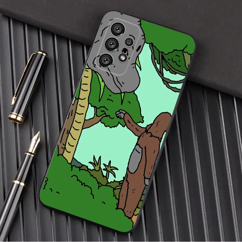 Чехол для телефона Sassy The S-Sasquatch Samsung Galaxy A13 A21s A22 A31 A32 A52 A53 A71 A80 A91 Soft Black Shell