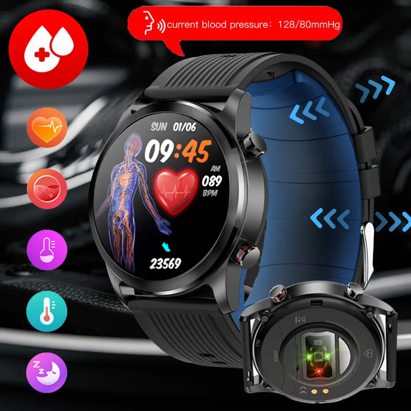 

Air pump airbag blood pressure measurement blood oxygen body temperature respiratory rate heart rate sleep monitor Smart watch