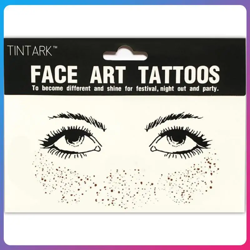 

1Pcs Freckle Sticker Fake Freckles Tattoo Sticker Fashion Beauty Makeup Color Freckle For Woman Face Sticker Eyes Decoration