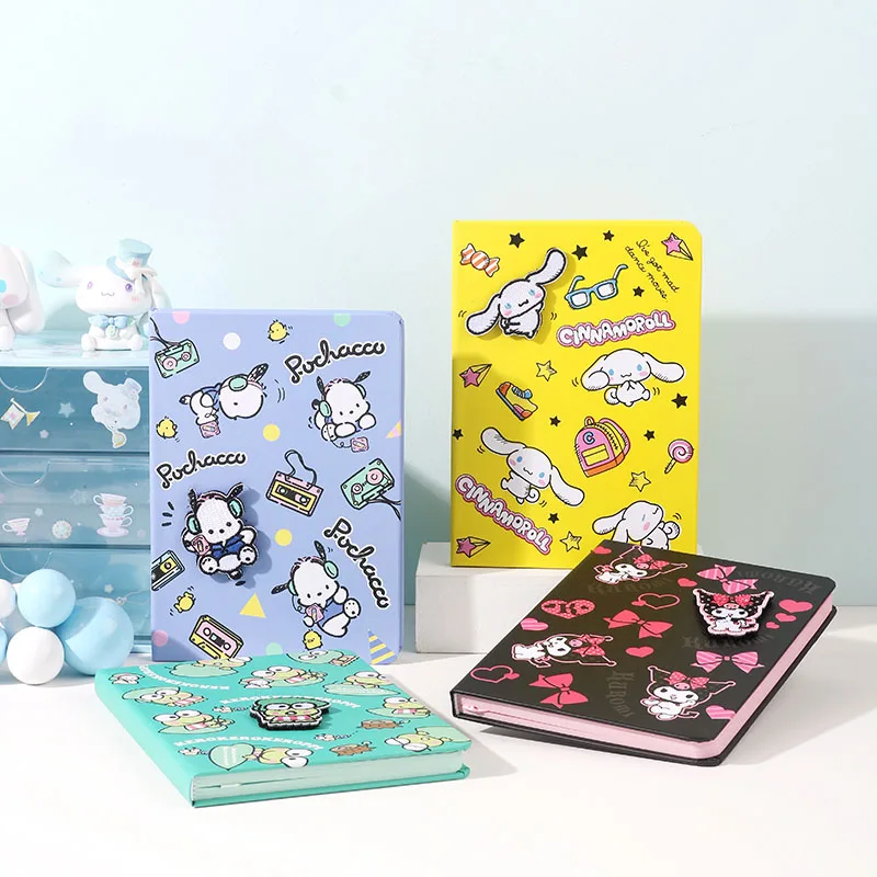 

Милый блокнот на липучке в стиле Канцтовары для студентов аниме Sanrioed Girl Heart блокнот B6 подарок для девочки