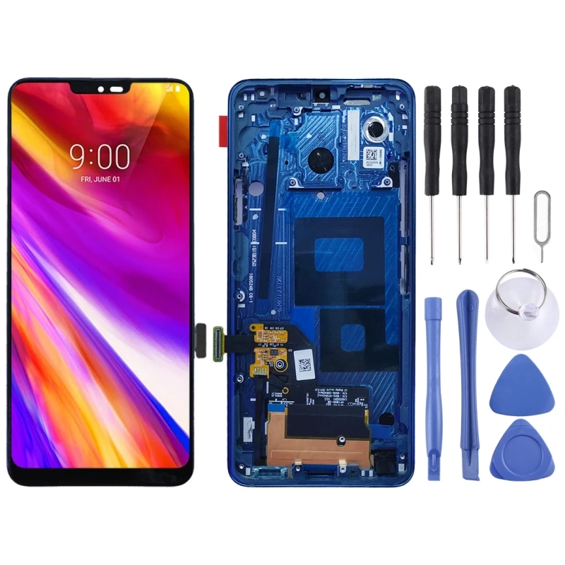 Оригинальный ЖК-экран для LG G7 ThinQ / G710 G710EM G710PM G710VMP дигитайзер в сборе с рамкой