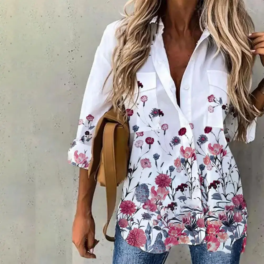 

Women Shirt Printing Casual Blouse Women Shirt Women's Top Shirt Blusas Mujer De Moda Loose Women Casual Shirts Top for Outdoor