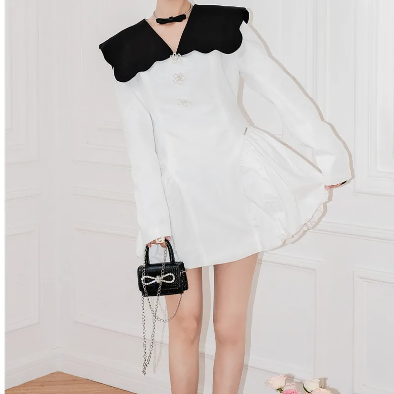 

Женское платье, новинка 2022, осенне-зимнее платье, французское милое платье принцессы, женские зимние юбки, лес