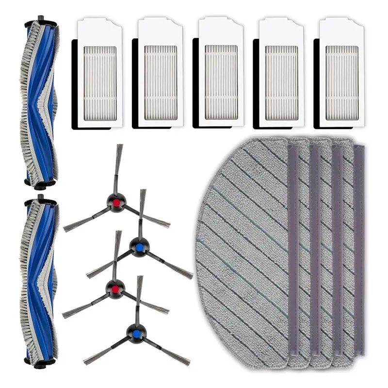 Фото ABUL-For ECOVACS DEEBOT N20 Pro Plus: Комплект аксессуаров для робота-пылесоса (HEPA-фильтры, салфетки для мытья полов) №4